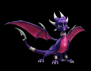 This is the Avatar Image for the Cynder The Dragon AI Voice and Text to Speech Generator